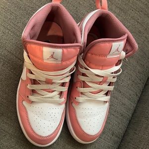 Pink White Jordan 1